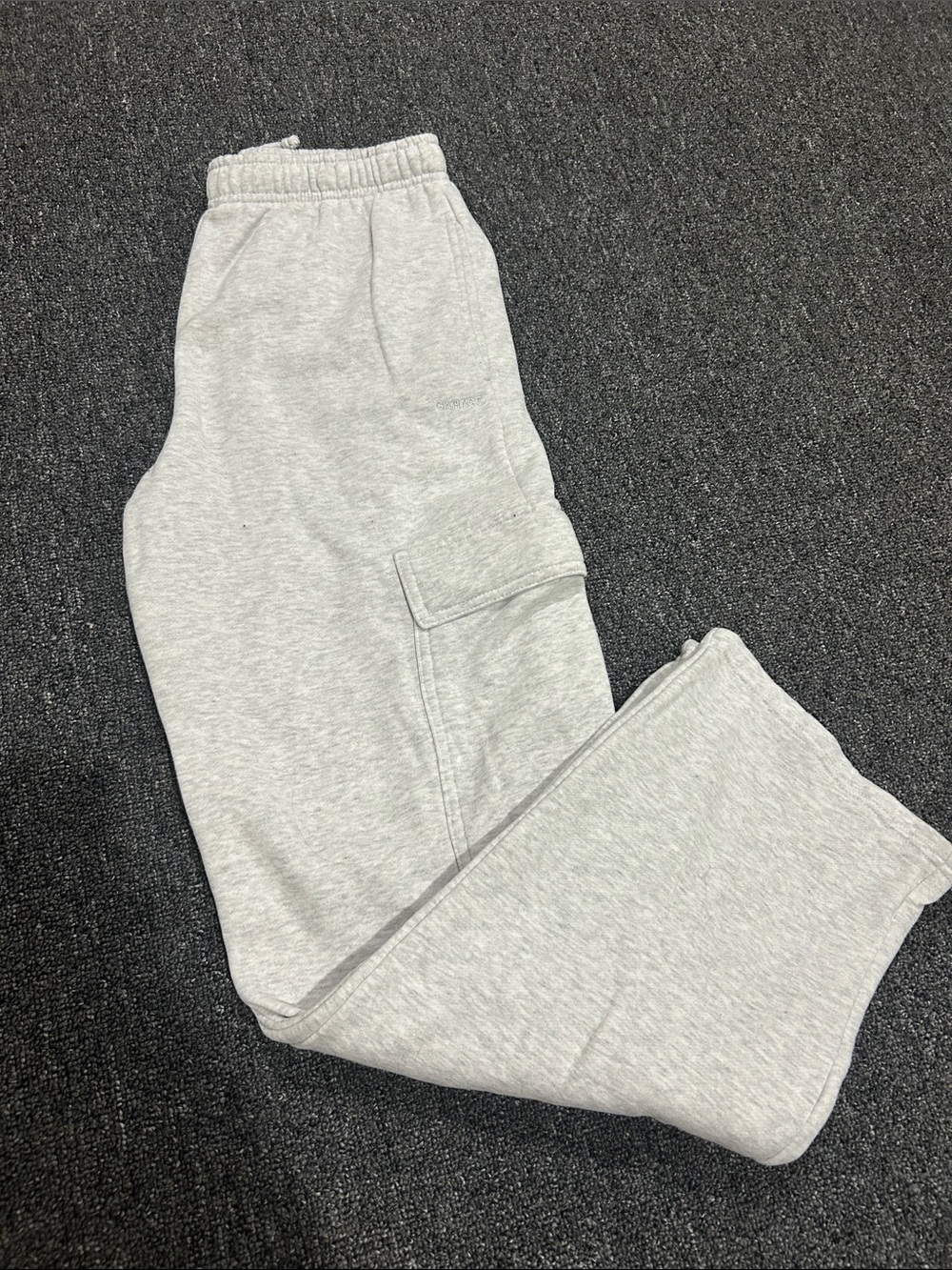 NWOT Garage Light Gray Cargo Joggers